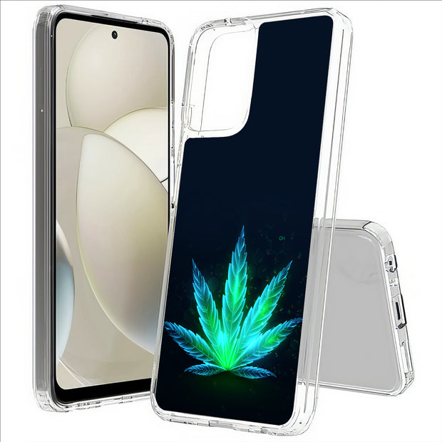 Beautiful Weed Print Slim Cover For Motorola Moto G (Power, Stylus, Play, 5G), Print in USA