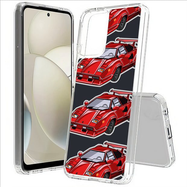 Lambo Countach Print Slim Cover For Motorola Moto G (Power, Stylus, Play, 5G), Print in USA