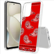 Red Bandana Print Slim Cover For Motorola Moto G (Power, Stylus, Play, 5G), Print in USA