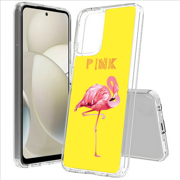 Flamingo Stand Print Slim Cover For Motorola Moto G (Power, Stylus, Play, 5G), Print in USA