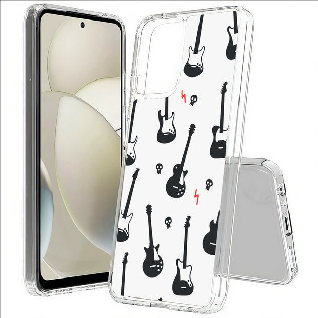 Rock Guitar Print Slim Cover For Motorola Moto G (Power, Stylus, Play, 5G), Print in USA