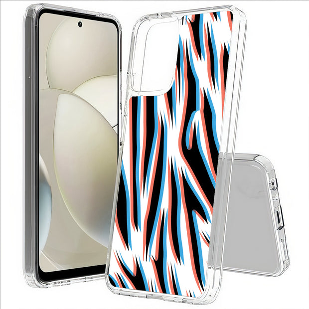 3D Zebra 3 Print Slim Cover For Motorola Moto G (Power, Stylus, Play, 5G), Print in USA