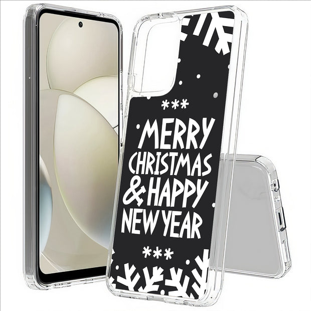 Merry Christmas Print Slim Cover For Motorola Moto G (Power, Stylus, Play, 5G), Print in USA