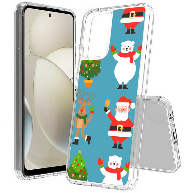 Cute Christmas Print Slim Cover For Motorola Moto G (Power, Stylus, Play, 5G), Print in USA