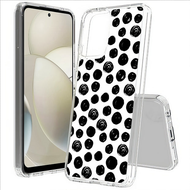 Polka Dot 8 Print Slim Cover For Motorola Moto G (Power, Stylus, Play, 5G), Print in USA