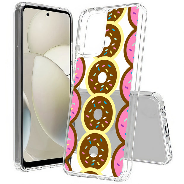 Donuts Print Slim Cover For Motorola Moto G (Power, Stylus, Play, 5G), Print in USA