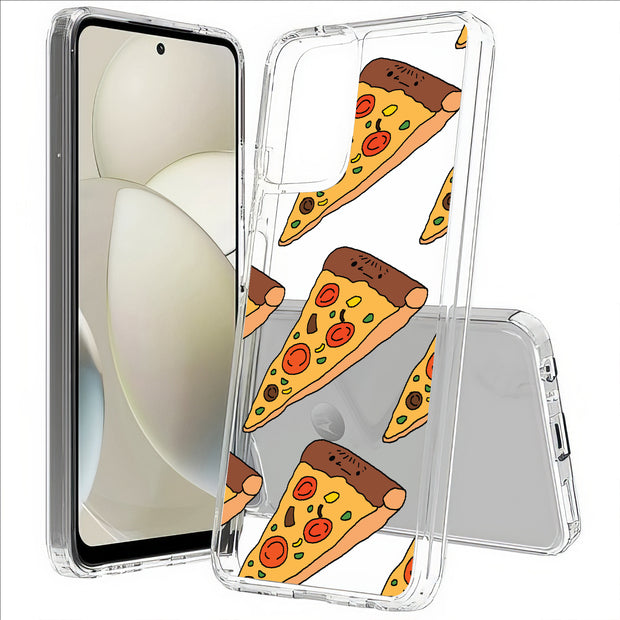 Pizza Print Slim Cover For Motorola Moto G (Power, Stylus, Play, 5G), Print in USA