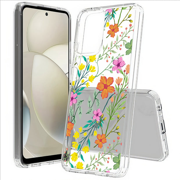 Flower 20 Print Slim Cover For Motorola Moto G (Power, Stylus, Play, 5G), Print in USA