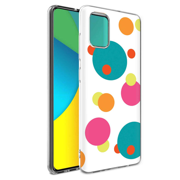 Polka Dot Print Slim Cover For Samsung Galaxy A (A42, A35, A25, A15, A11, A03S), Print in USA