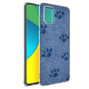 Paw Footprints Print Slim Cover For Samsung Galaxy A (A42, A35, A25, A15, A11, A03S), Print in USA