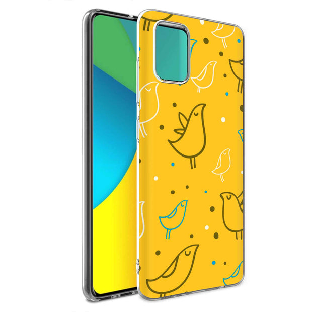 Birds Dots 1 Print Slim Cover For Samsung Galaxy A (A42, A35, A25, A15, A11, A03S), Print in USA