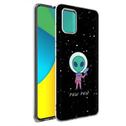 Pew Pew Alien Print Slim Cover For Samsung Galaxy A (A42, A35, A25, A15, A11, A03S), Print in USA