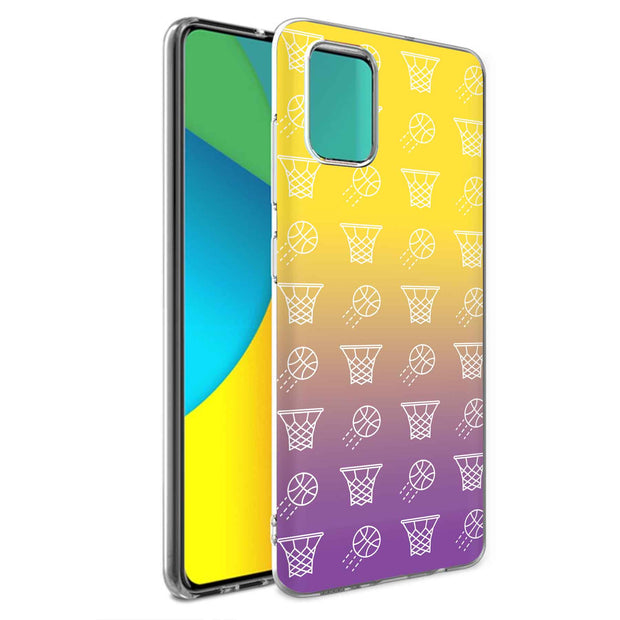 Basketball Print Slim Cover For Samsung Galaxy A (A42, A35, A25, A15, A11, A03S), Print in USA