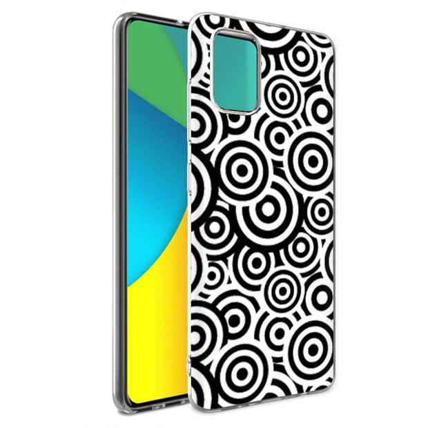 Circles Print Slim Cover For Samsung Galaxy A (A42, A35, A25, A15, A11, A03S), Print in USA