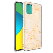 Yellow Marble Print Slim Cover For Samsung Galaxy A (A42, A35, A25, A15, A11, A03S), Print in USA