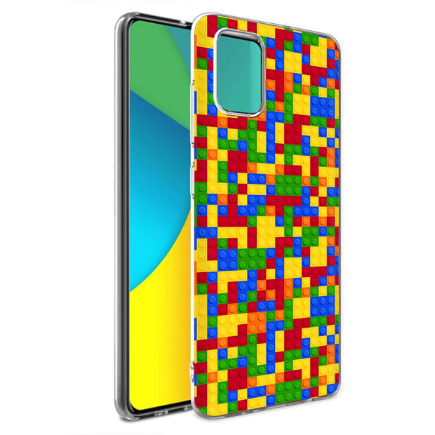 Building Block Print Slim Cover For Samsung Galaxy A (A42, A35, A25, A15, A11, A03S), Print in USA