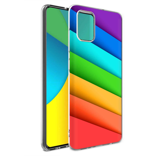 Rainbow Pride Print Slim Cover For Samsung Galaxy A (A42, A35, A25, A15, A11, A03S), Print in USA