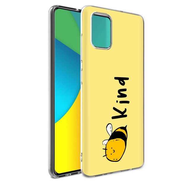 Bee Kind Print Slim Cover For Samsung Galaxy A (A42, A35, A25, A15, A11, A03S), Print in USA