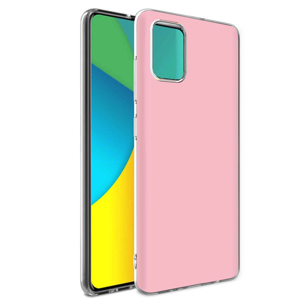 Soft Pink Print Slim Cover For Samsung Galaxy A (A42, A35, A25, A15, A11, A03S), Print in USA