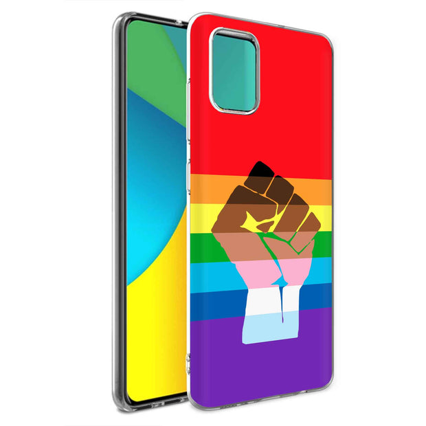 BLM Pride Print Slim Cover For Samsung Galaxy A (A42, A35, A25, A15, A11, A03S), Print in USA