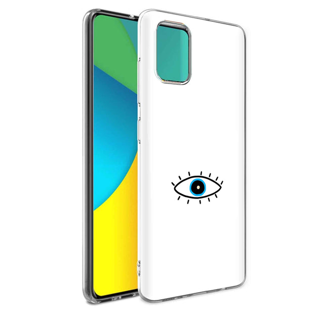 Evil Eye Print Slim Cover For Samsung Galaxy A (A42, A35, A25, A15, A11, A03S), Print in USA