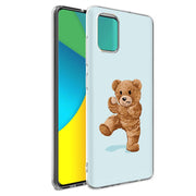 Teddy Fight Print Slim Cover For Samsung Galaxy A (A42, A35, A25, A15, A11, A03S), Print in USA