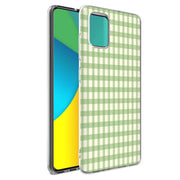 Green Lines Print Slim Cover For Samsung Galaxy A (A42, A35, A25, A15, A11, A03S), Print in USA