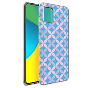 Petals Blue Print Slim Cover For Samsung Galaxy A (A42, A35, A25, A15, A11, A03S), Print in USA