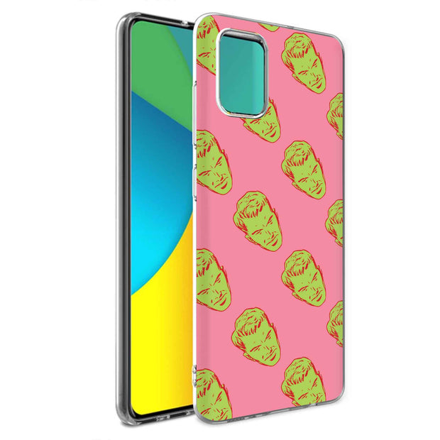 Green Heads Print Slim Cover For Samsung Galaxy A (A42, A35, A25, A15, A11, A03S), Print in USA