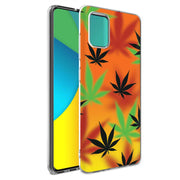 Color Marijuana Print Slim Cover For Samsung Galaxy A (A42, A35, A25, A15, A11, A03S), Print in USA