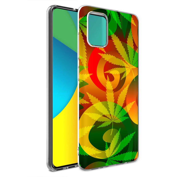 Marijuana Art Print Slim Cover For Samsung Galaxy A (A42, A35, A25, A15, A11, A03S), Print in USA