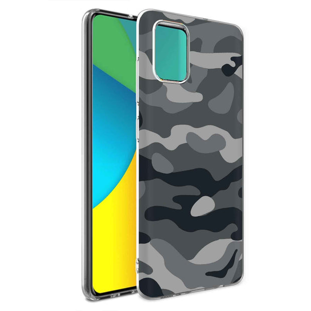 Winter Camo Print Slim Cover For Samsung Galaxy A (A42, A35, A25, A15, A11, A03S), Print in USA