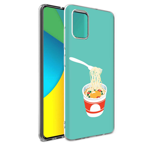 Tasty Ramen Print Slim Cover For Samsung Galaxy A (A42, A35, A25, A15, A11, A03S), Print in USA