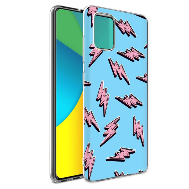 Lightning Shape Print Slim Cover For Samsung Galaxy A (A42, A35, A25, A15, A11, A03S), Print in USA