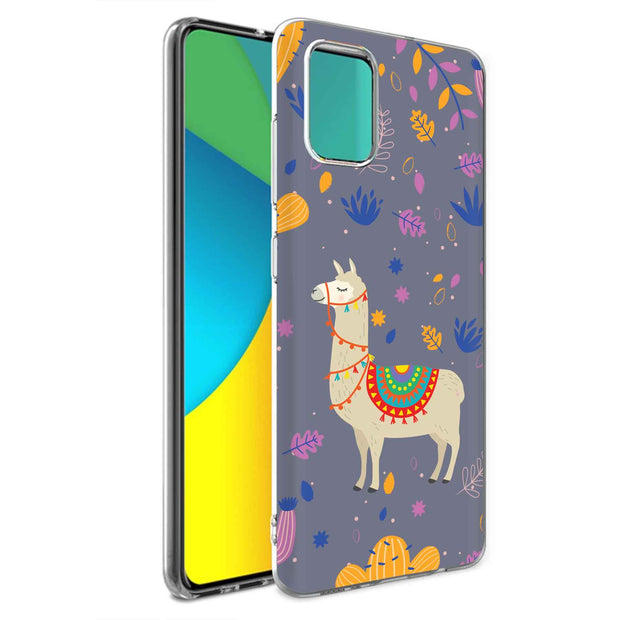 Cacti Llama Print Slim Cover For Samsung Galaxy A (A42, A35, A25, A15, A11, A03S), Print in USA