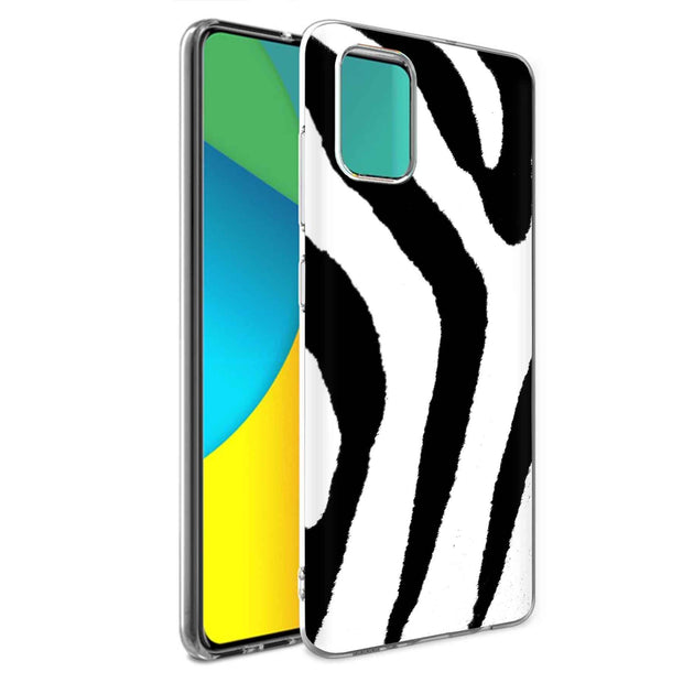 Zebra Stripe Print Slim Cover For Samsung Galaxy A (A42, A35, A25, A15, A11, A03S), Print in USA