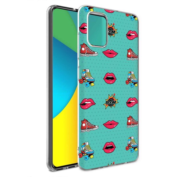 Skate Lips Print Slim Cover For Samsung Galaxy A (A42, A35, A25, A15, A11, A03S), Print in USA