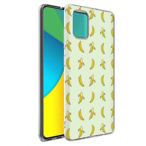 Cute Bananas Print Slim Cover For Samsung Galaxy A (A42, A35, A25, A15, A11, A03S), Print in USA