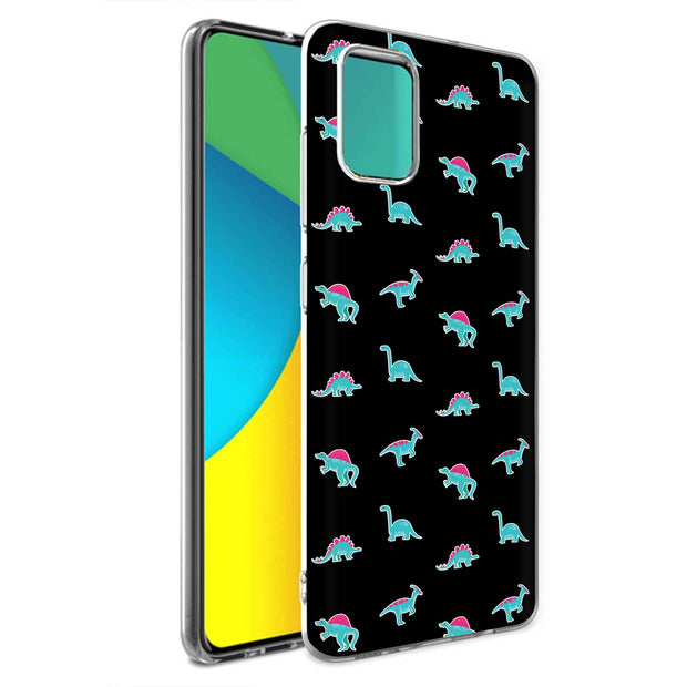 Dinosaurs Shape Print Slim Cover For Samsung Galaxy A (A42, A35, A25, A15, A11, A03S), Print in USA