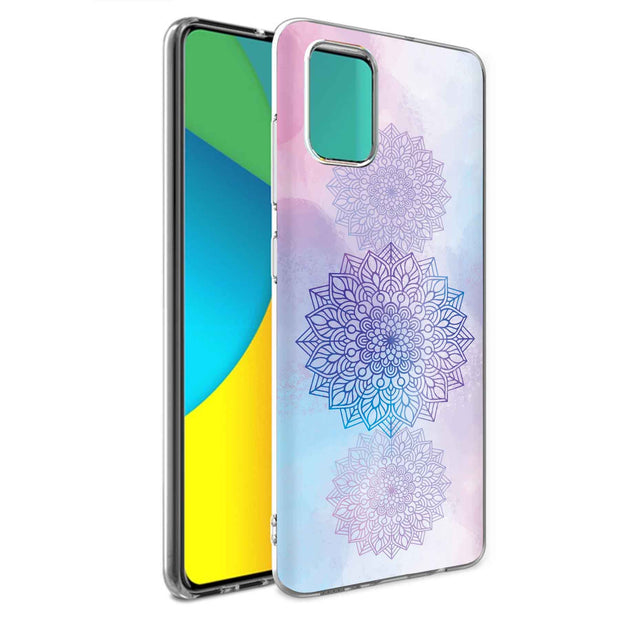 Elegant Mandala Print Slim Cover For Samsung Galaxy A (A42, A35, A25, A15, A11, A03S), Print in USA