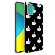 Edgy Finger Print Slim Cover For Samsung Galaxy A (A42, A35, A25, A15, A11, A03S), Print in USA