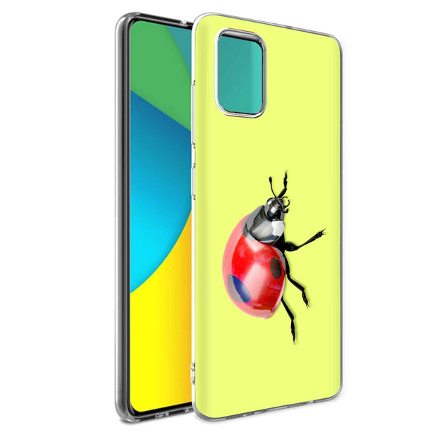 Ladybug Photo Print Slim Cover For Samsung Galaxy A (A42, A35, A25, A15, A11, A03S), Print in USA