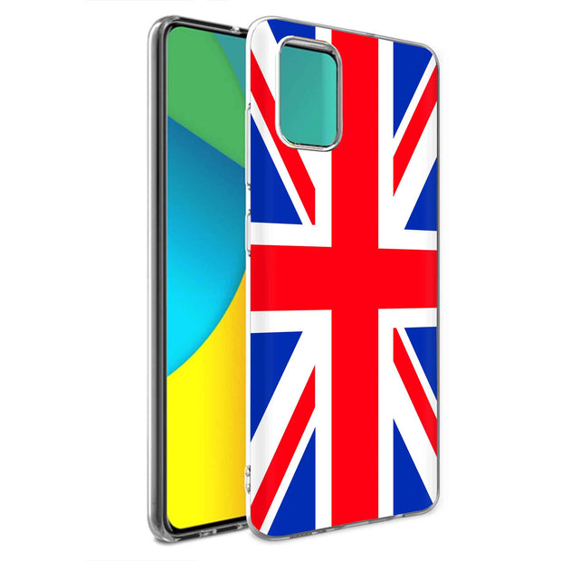 Flag UK Print Slim Cover For Samsung Galaxy A (A42, A35, A25, A15, A11, A03S), Print in USA