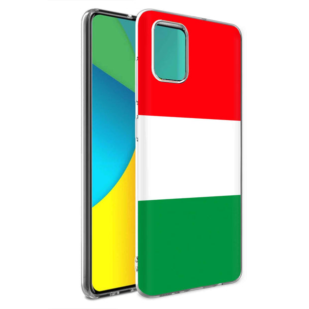 Flag Italy Print Slim Cover For Samsung Galaxy A (A42, A35, A25, A15, A11, A03S), Print in USA