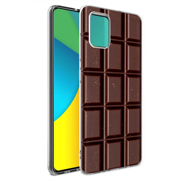 Chocolate Print Slim Cover For Samsung Galaxy A (A42, A35, A25, A15, A11, A03S), Print in USA