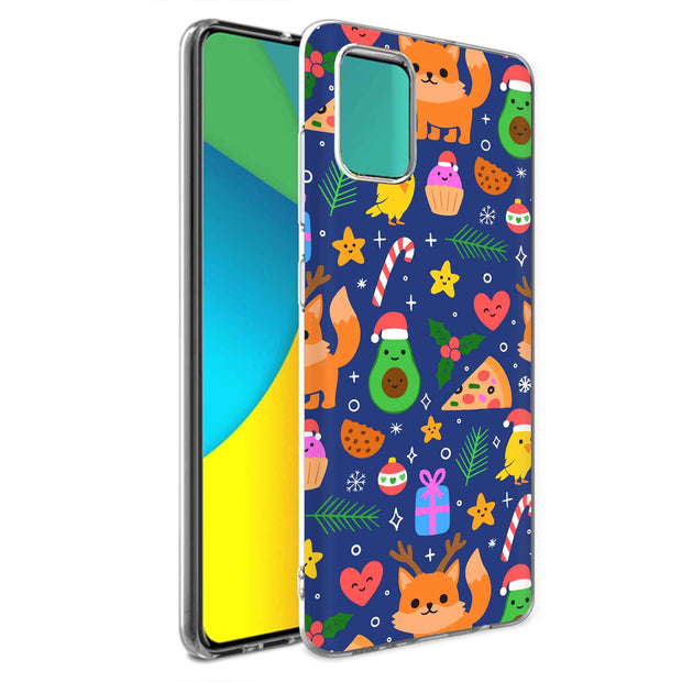 Cute Xmas Print Slim Cover For Samsung Galaxy A (A42, A35, A25, A15, A11, A03S), Print in USA