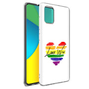 Rainbow Love 2 Print Slim Cover For Samsung Galaxy A (A42, A35, A25, A15, A11, A03S), Print in USA