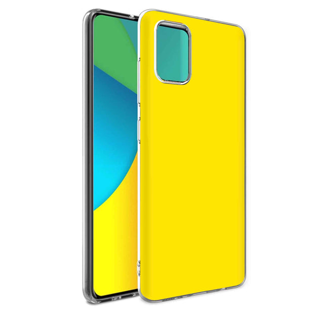 Yellow Print Slim Cover For Samsung Galaxy A (A42, A35, A25, A15, A11, A03S), Print in USA