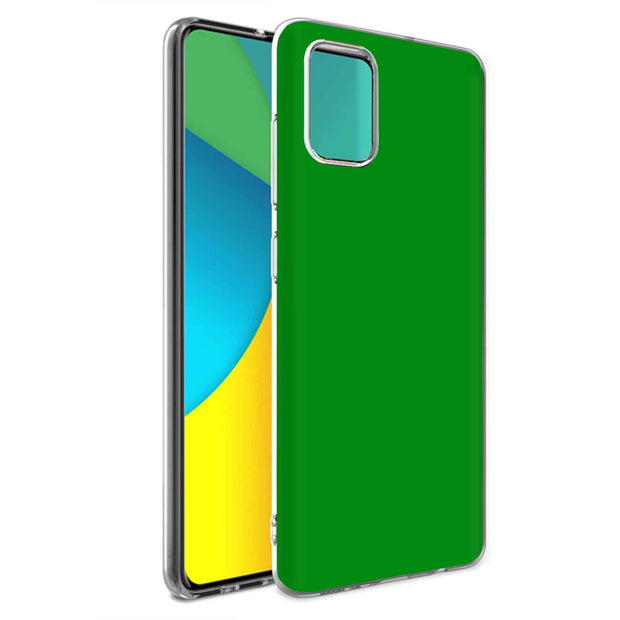 Green Print Slim Cover For Samsung Galaxy A (A42, A35, A25, A15, A11, A03S), Print in USA