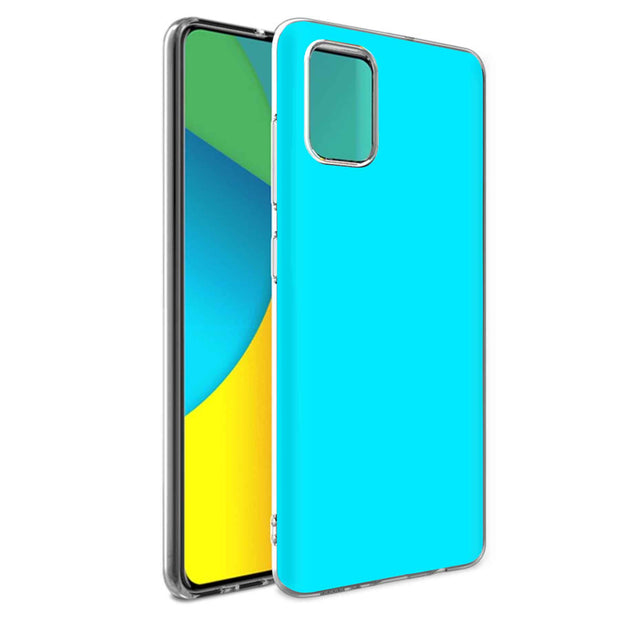 Sky Blue Print Slim Cover For Samsung Galaxy A (A42, A35, A25, A15, A11, A03S), Print in USA